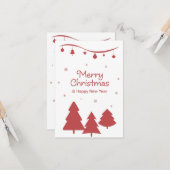 シームレスシーズングリーティングカード。 カード (正面/裏面インサイチュ)