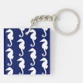 シームレスシーホース模様 キーホルダー (裏面)