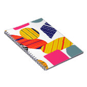 シームレススタイリッシュな抽象芸術ハンド描画パターン。ビント ノートブック (右側)