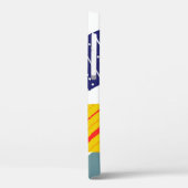 シームレススタイリッシュな抽象芸術ハンド描画パターン。ビント Case-Mate iPhoneケース (裏面 / 左)