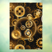 シームレススチームパンク真鍮ギア ウィンドウサイン (シート3)