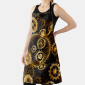 シームレススチームパンク真鍮ギア エプロン (インサイチュ)