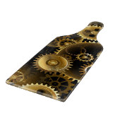 シームレススチームパンク真鍮ギア カッティングボード (角)