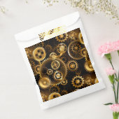 シームレススチームパンク真鍮ギア フェイバーバッグ (封をした状態)