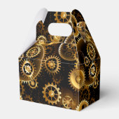 シームレススチームパンク真鍮ギア フェイバーボックス (正面サイド)