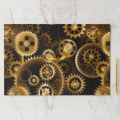 シームレススチームパンク真鍮ギア ペーパーパッド (インサイチュ)