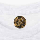 シームレススチームパンク真鍮ギア ラベル (貼付)