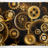 シームレススチームパンク真鍮ギア 三つ折り案内状 (内部中)