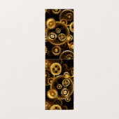 シームレススチームパンク真鍮ギア 名刺 (外部フラット)