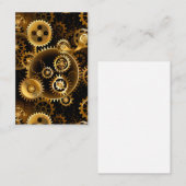 シームレススチームパンク真鍮ギア 紹介カード (正面/裏面)