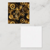 シームレススチームパンク真鍮ギア 紹介カード (正面/裏面)