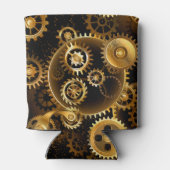 シームレススチームパンク真鍮ギア 缶クーラー (裏面)