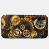 シームレススチームパンク真鍮ギア Case-Mate iPhoneケース (裏面(横))