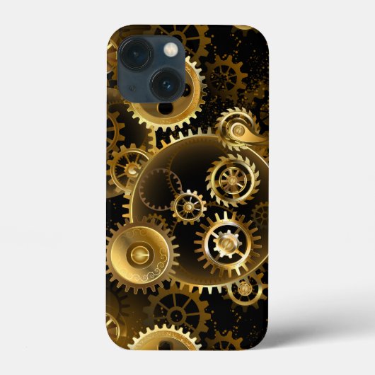 シームレススチームパンク真鍮ギア Case-Mate iPhoneケース (裏面)