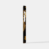 シームレススチームパンク真鍮ギア iPhoneケース (左側面)