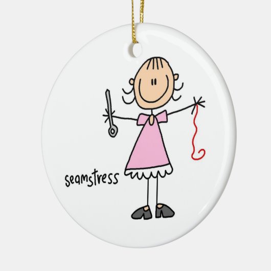 シームレススティック図形 セラミックオーナメント (左)