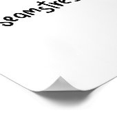 シームレススティック図形 ポスター (角)