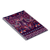 シームレスストライプのなパターン。フローラ壁紙。色 ノートブック (右側)