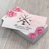 シームレススレッド&ニードルヴィンテージフローラ裁縫 名刺