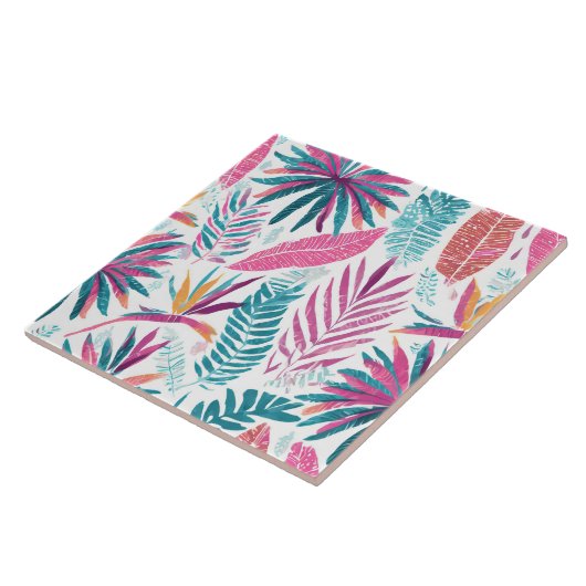 シームレスタイル – 熱帯プリント タイル (側面)