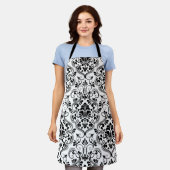 シームレスダマスク エプロン (着用した状態)