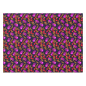 シームレスダークプラムフルーツ紫の果実さくらんぼpa テーブルクロス (正面(横))