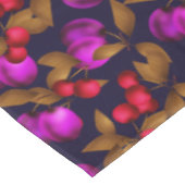 シームレスダークプラムフルーツ紫の果実さくらんぼpa テーブルクロス (アングル)