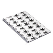 シームレスチキンパターン ノートブック (右側)