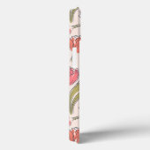 シームレスチューリップフローラルパターン – ヴィンテージ植物学 Case-Mate iPhoneケース (裏面 / 右)