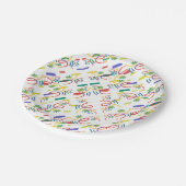 シームレスデザイン ペーパープレート (アングル)