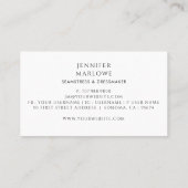 シームレスドレスメーカー裁縫機 名刺 (裏面)