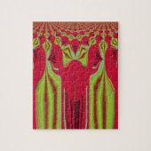 シームレスハクナマタタデザイン ジグソーパズル (縦)