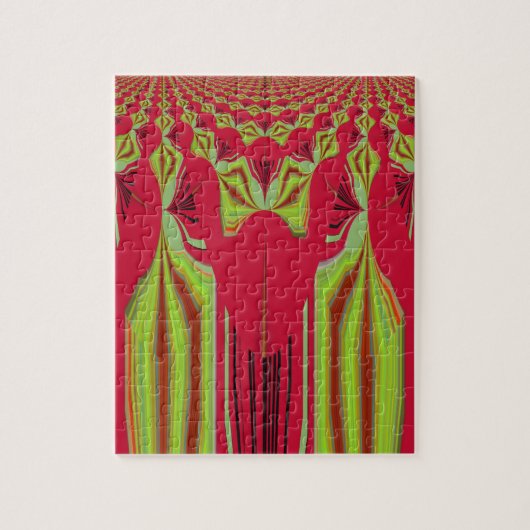 シームレスハクナマタタデザイン ジグソーパズル (縦)