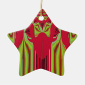 シームレスハクナマタタデザイン セラミックオーナメント (正面)