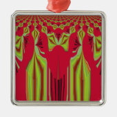 シームレスハクナマタタデザイン メタルオーナメント (正面)