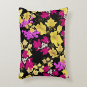 シームレスハーベストブドウつる植物バラ花フローラc アクセントクッション (正面(垂直))