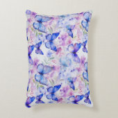 シームレスバタフライパターンアクセント枕 アクセントクッション (正面(垂直))