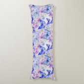 シームレスバタフライパターン体クッション ボディピロー (正面縦)