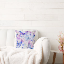 シームレスバタフライパターン装飾用クッション クッション