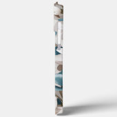 シームレスバタフライフラワーパターン Case-Mate iPhoneケース (裏面 / 左)