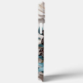 シームレスバタフライフラワーパターン Case-Mate iPhoneケース (裏面 / 右)