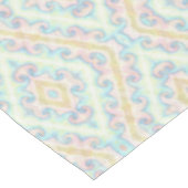 シームレスパステルグリーンブルーベージュデコール テーブルクロス (アングル)