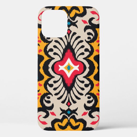 シームレスパターンとペイズリーオーナメント Case-Mate iPhoneケース (裏面)