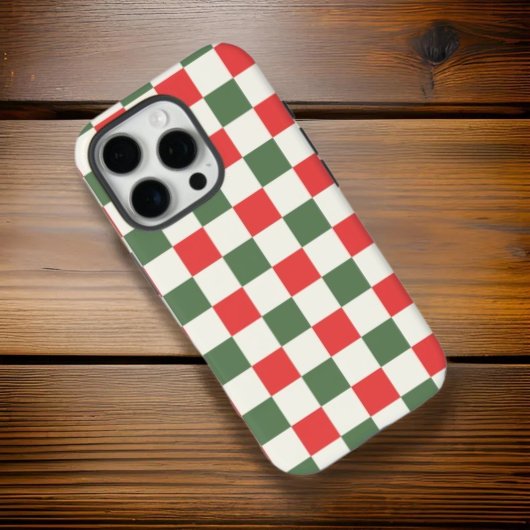 シームレスパターンチェッカーボードiPhone / iPadケース Case-Mate iPhoneケース