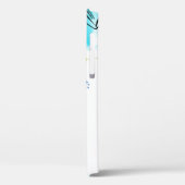 シームレスパターンパルフムボトル及び水彩文字 Case-Mate iPhoneケース (裏面 / 左)