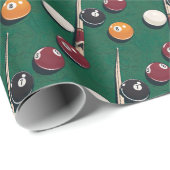 シームレスパターンビリヤード競技 ラッピングペーパー (ロールコーナー)