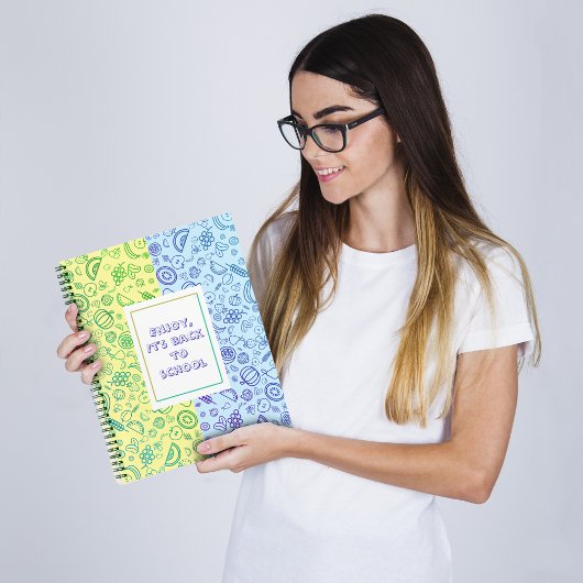 シームレスパターンフルーツ手帳 ノートブック