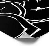 シームレスパターン多肉質。フローラヴィンテージデザイン ポスター (角)