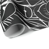 シームレスパターン多肉質。フローラヴィンテージデザイン  ラッピングペーパー (ロールコーナー)