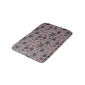 シームレスパターン熱帯動物のモンキージャンプ バスマット (アングル)
